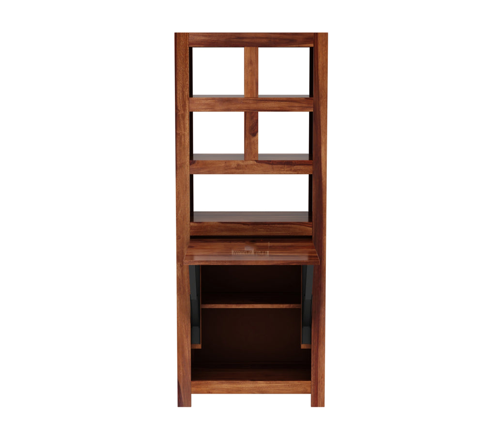 Sophia Study Table with Storage Cabinet and Shelves