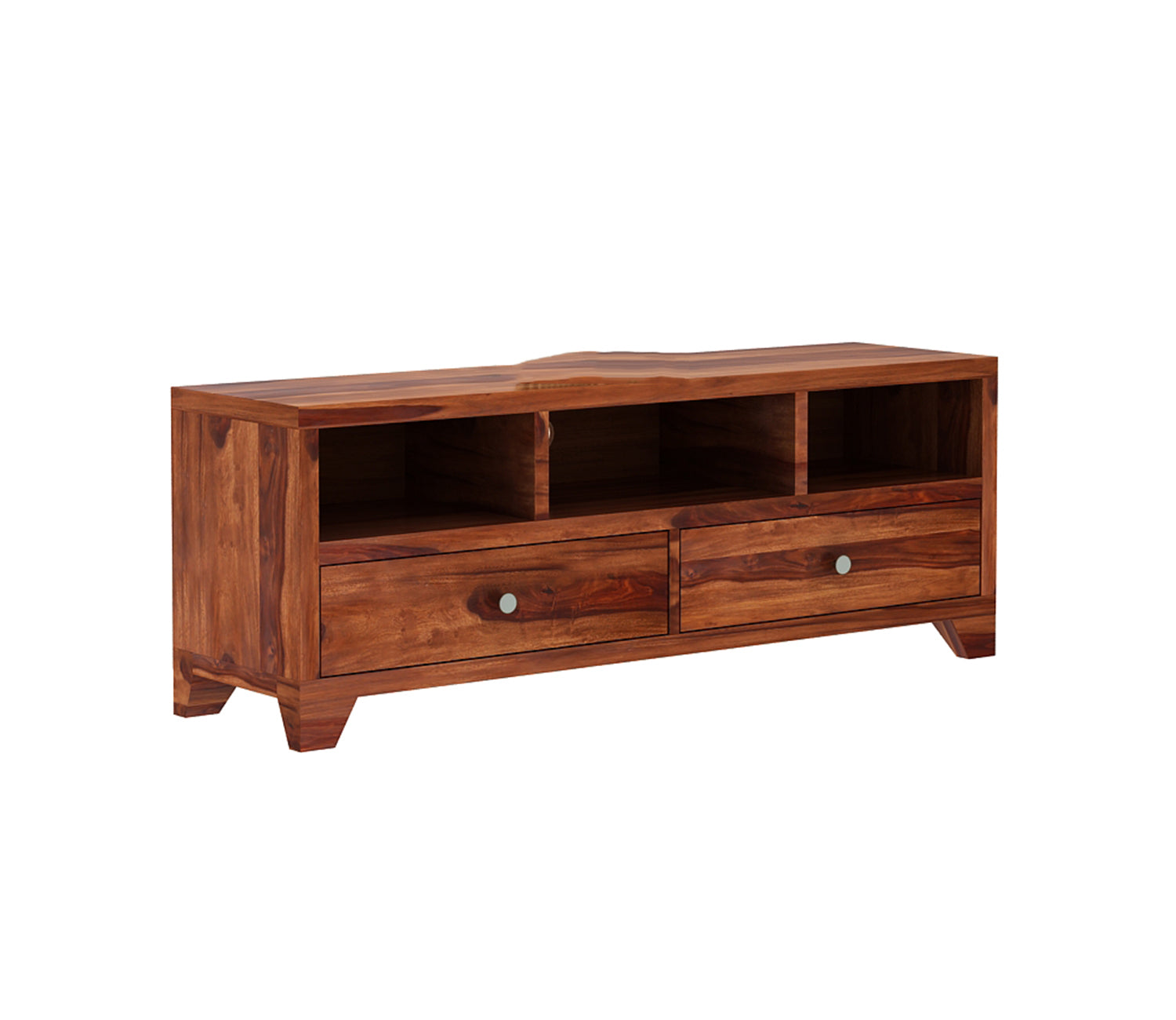 Lucian Sheesham Wood Tv Entertainment Unit