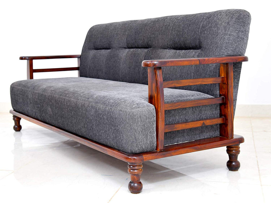 Diablo Sheesham Wood Sofa Set for Living Room | 5 Seater Sofa Set