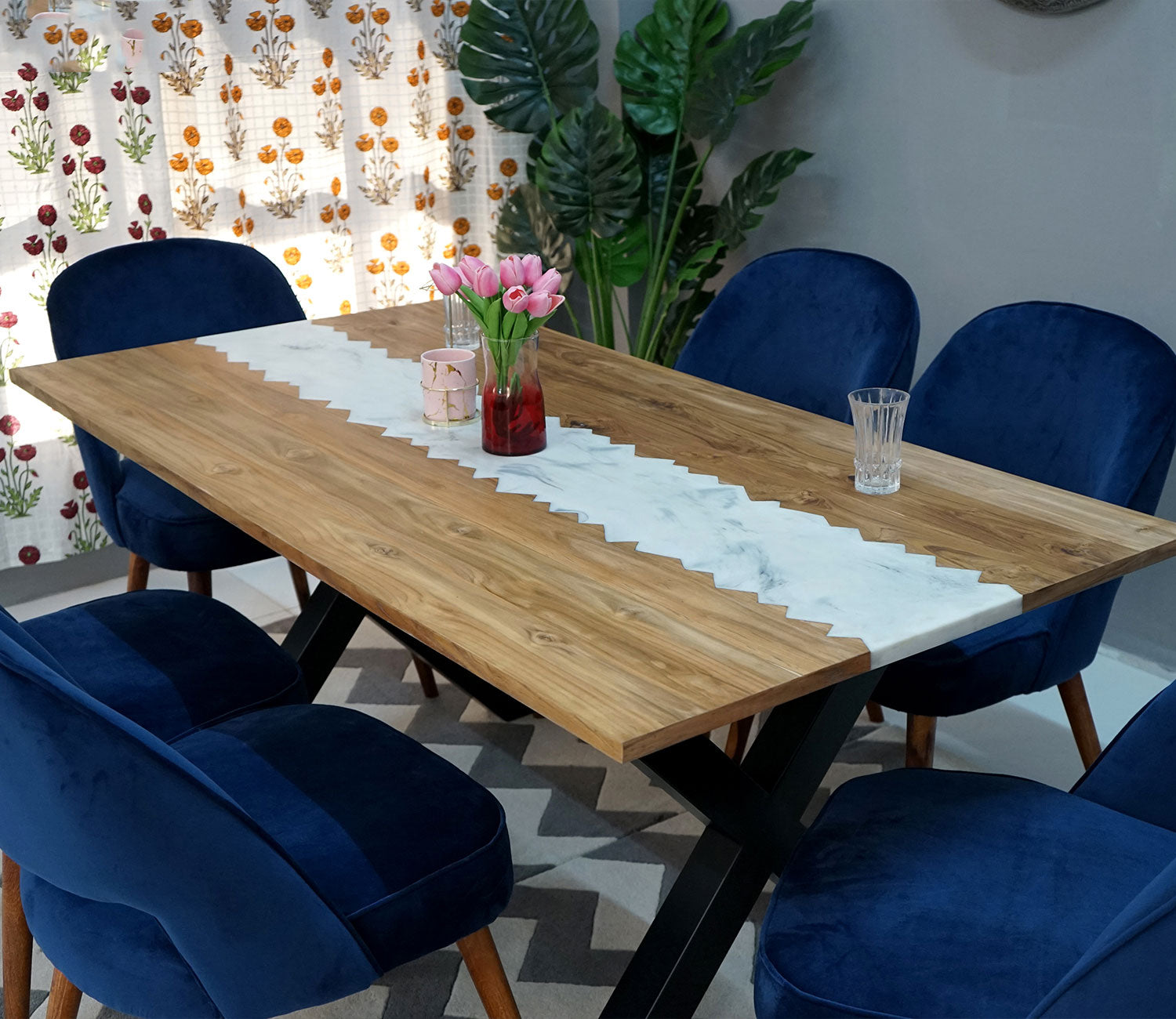 Firefly 6 Seater Dining Table Set