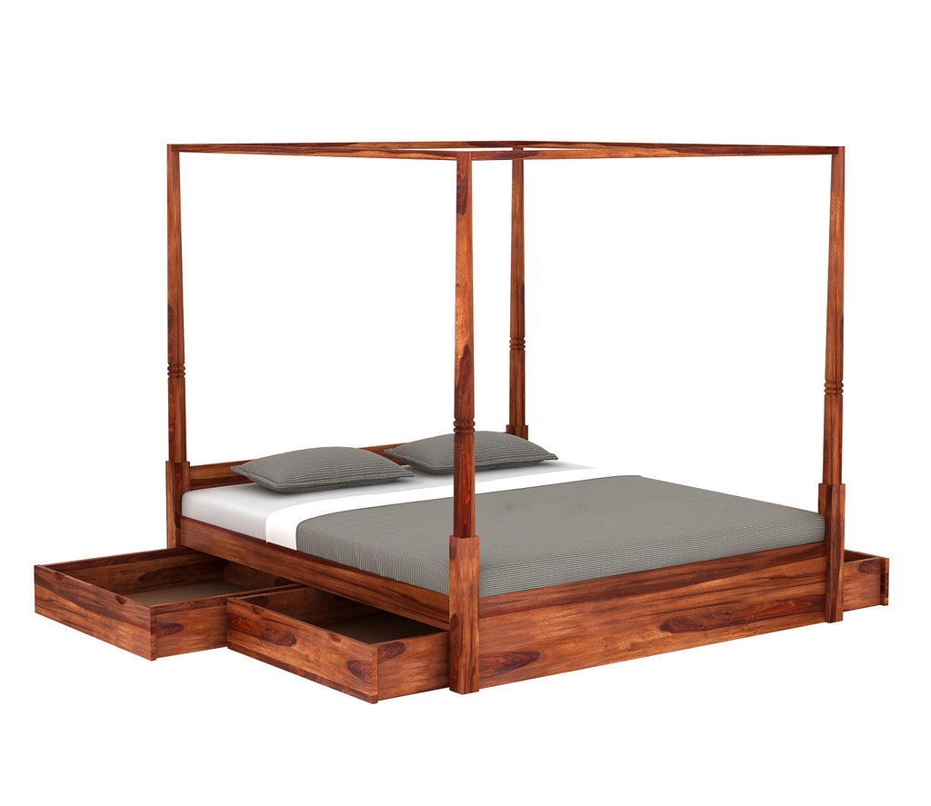 Gunner Poster Bed With Storage