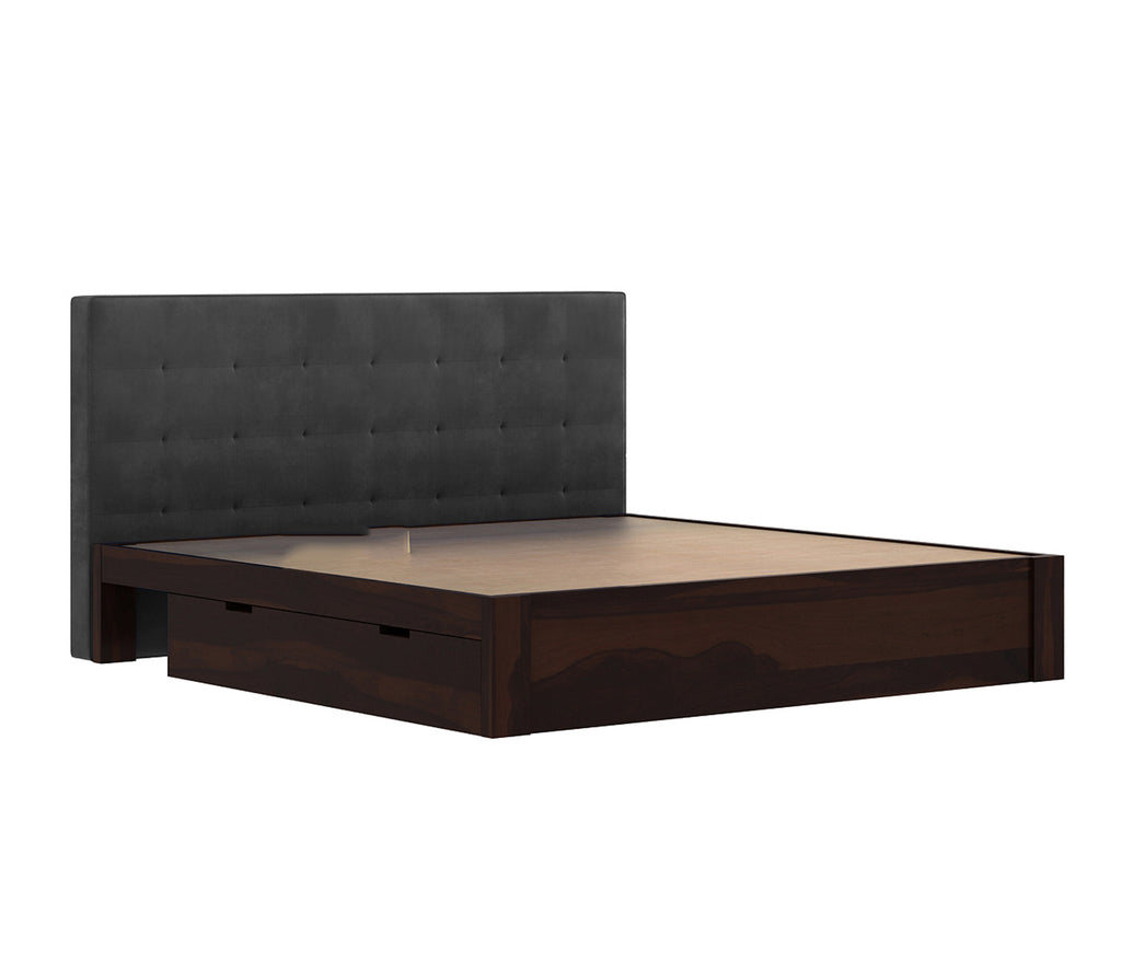 Sean Upholstered Bed With Side Storage
