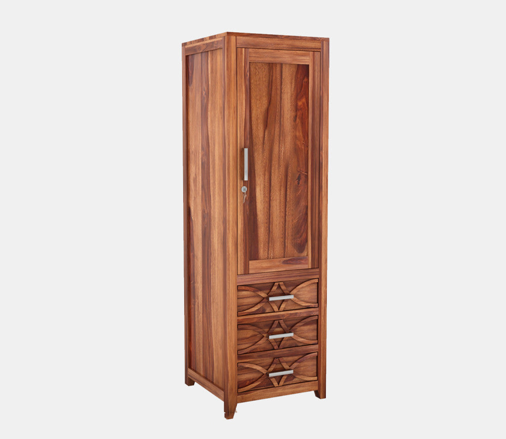 Casey Sheesham Wood 3 Door Wardrobe