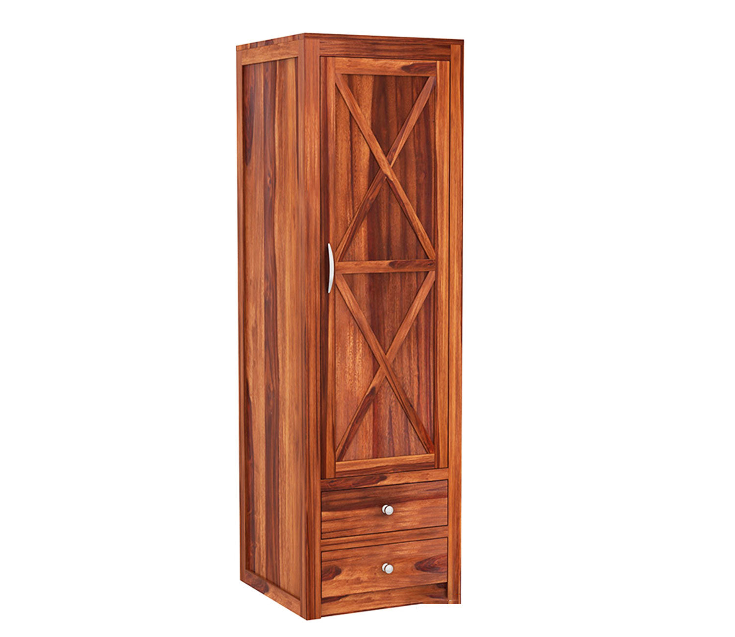 Leonel Sheesham Wood 3 Door Almirah