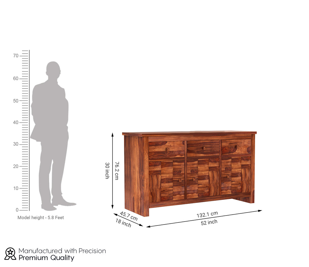 Bryce Sheesham wood Sideboard and Cabinet