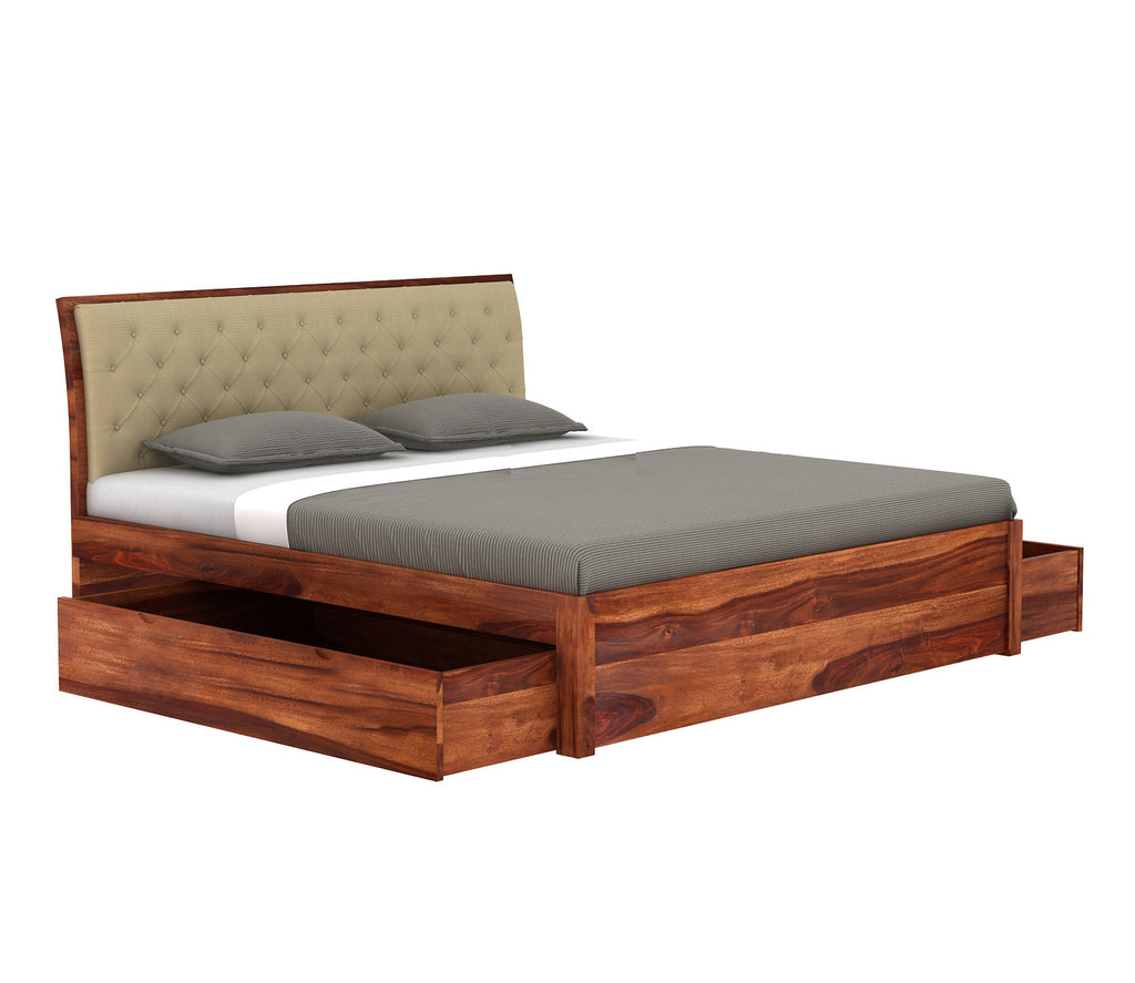 Gianni Upholstered Bed With Side Storage