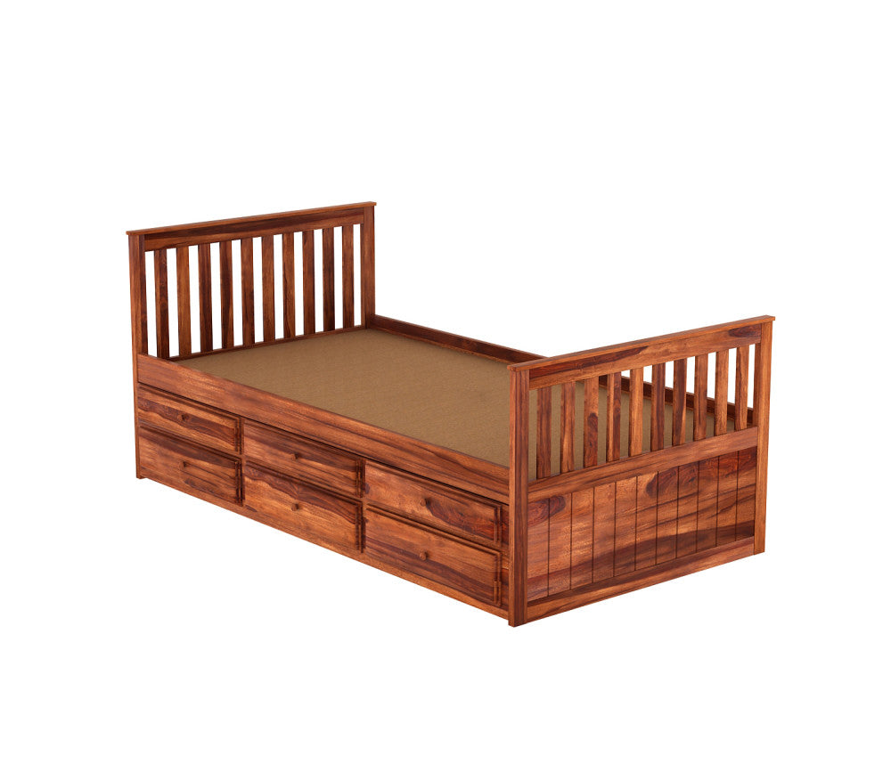 Nathan Kids Trundle Bed With Storage