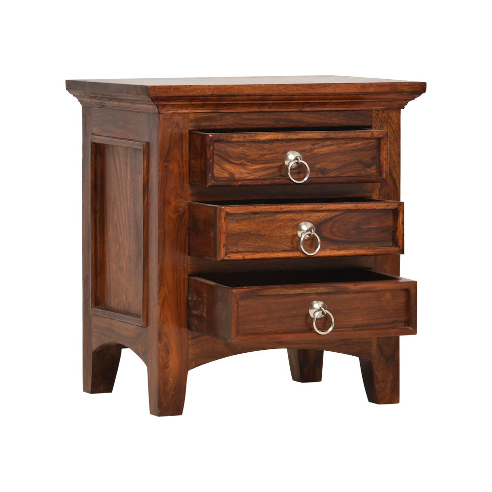Chandler Sheesham Wood Bedside Table
