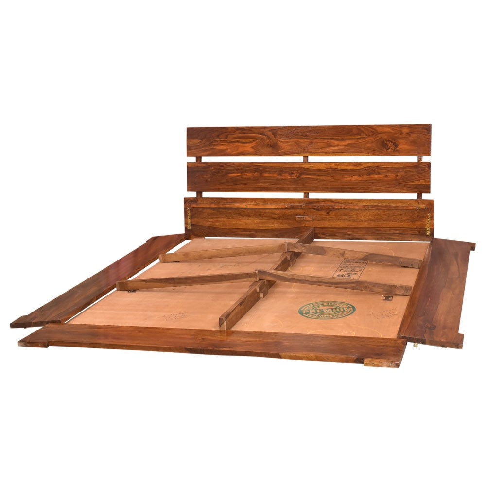 Alexandra Wood Ferguson Bed Without Storage