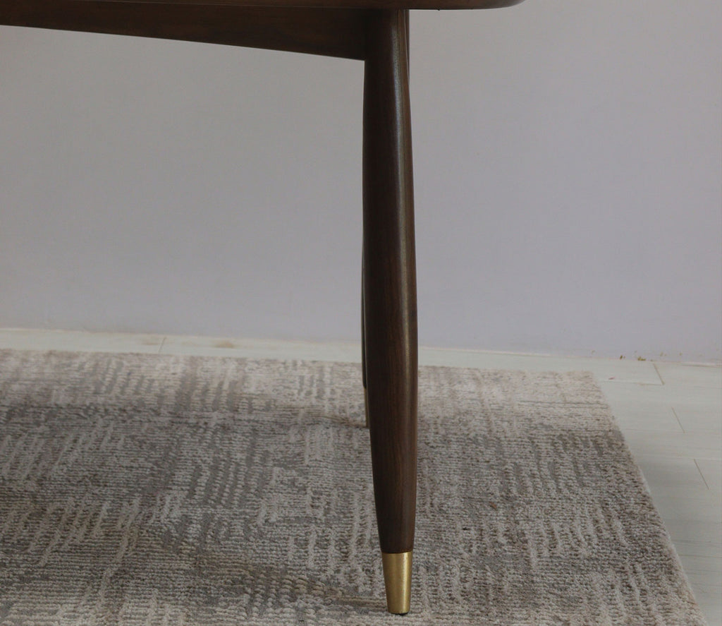 Shortcake Teak Wood 6 seater Dining Table