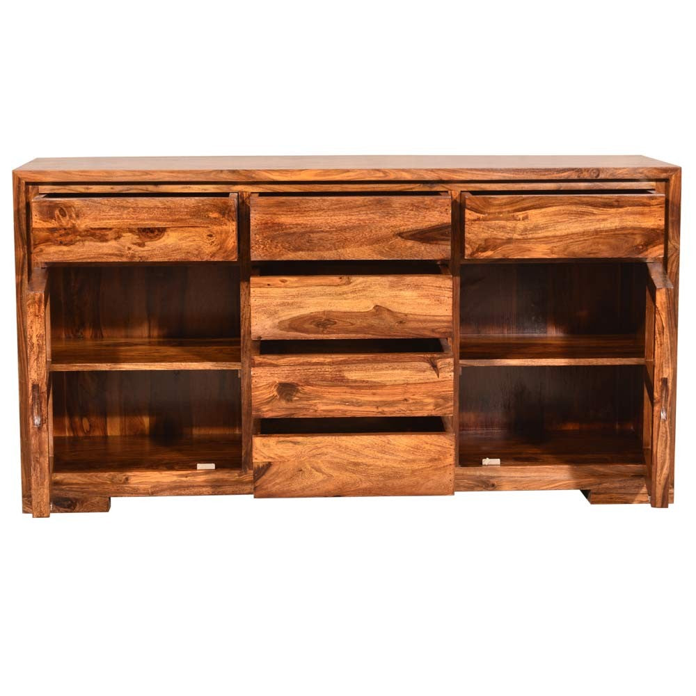 Tatum Solid Wood Sideboard Six Drawers