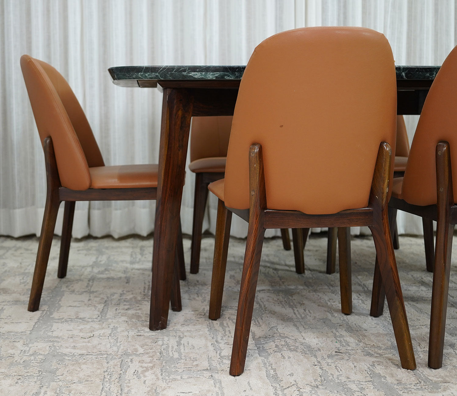 Ishan Fabric Dining Chair Set of 2
