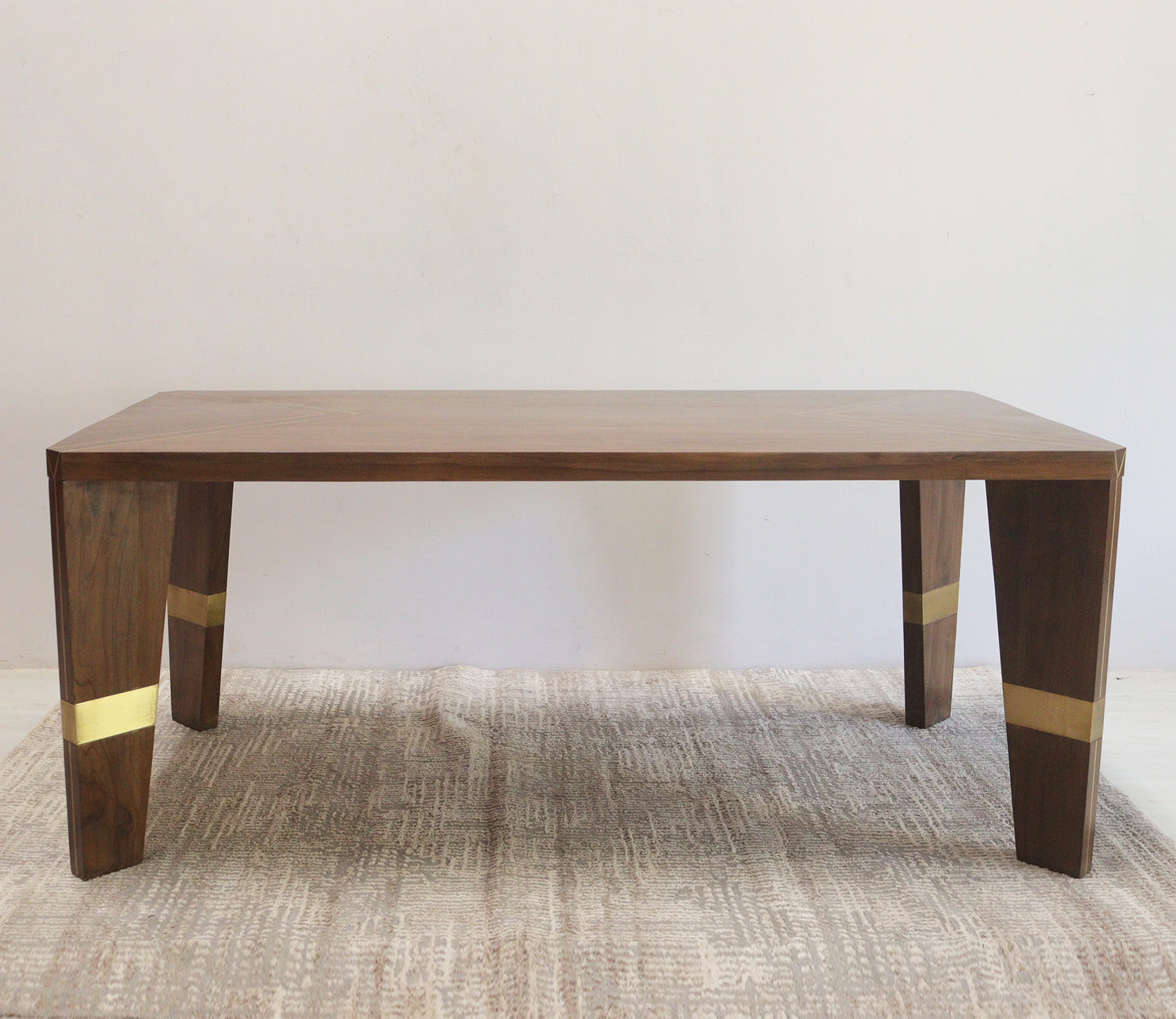 Wildebeest Teak Wood 6 Seater Dining Table