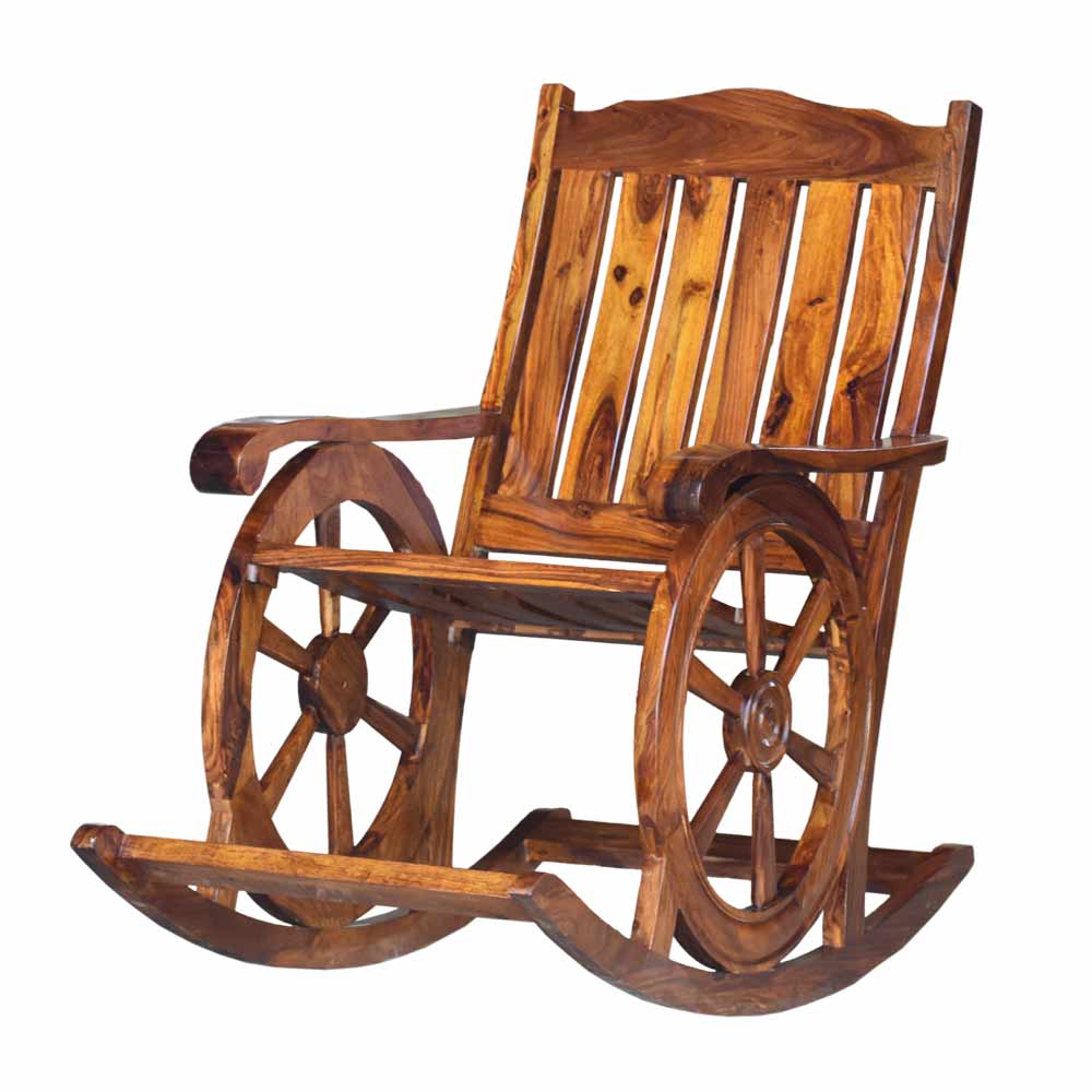 Adelynn Wooden Harold Roking Chair