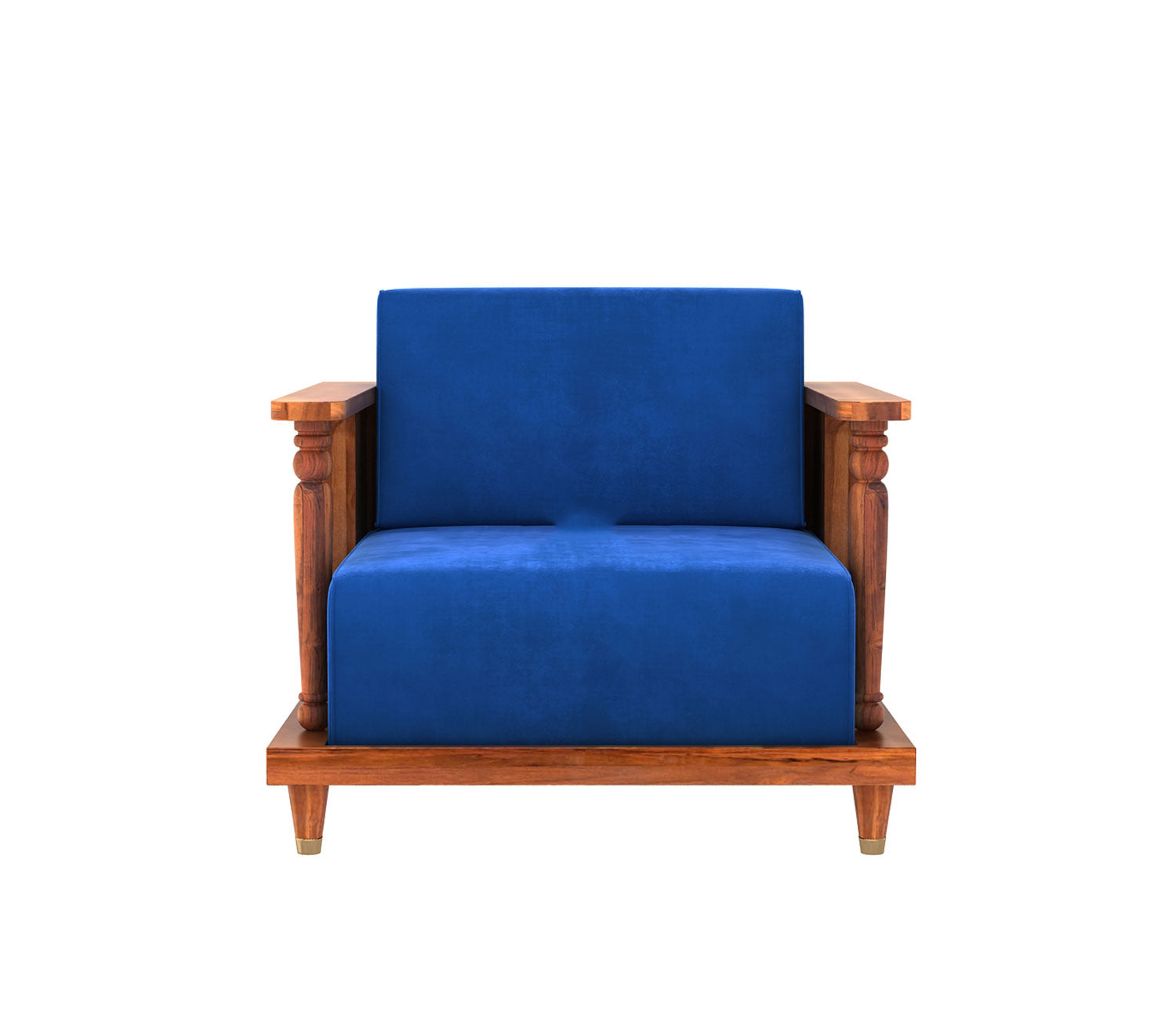Milton Wooden 5 Seater Sofa Set