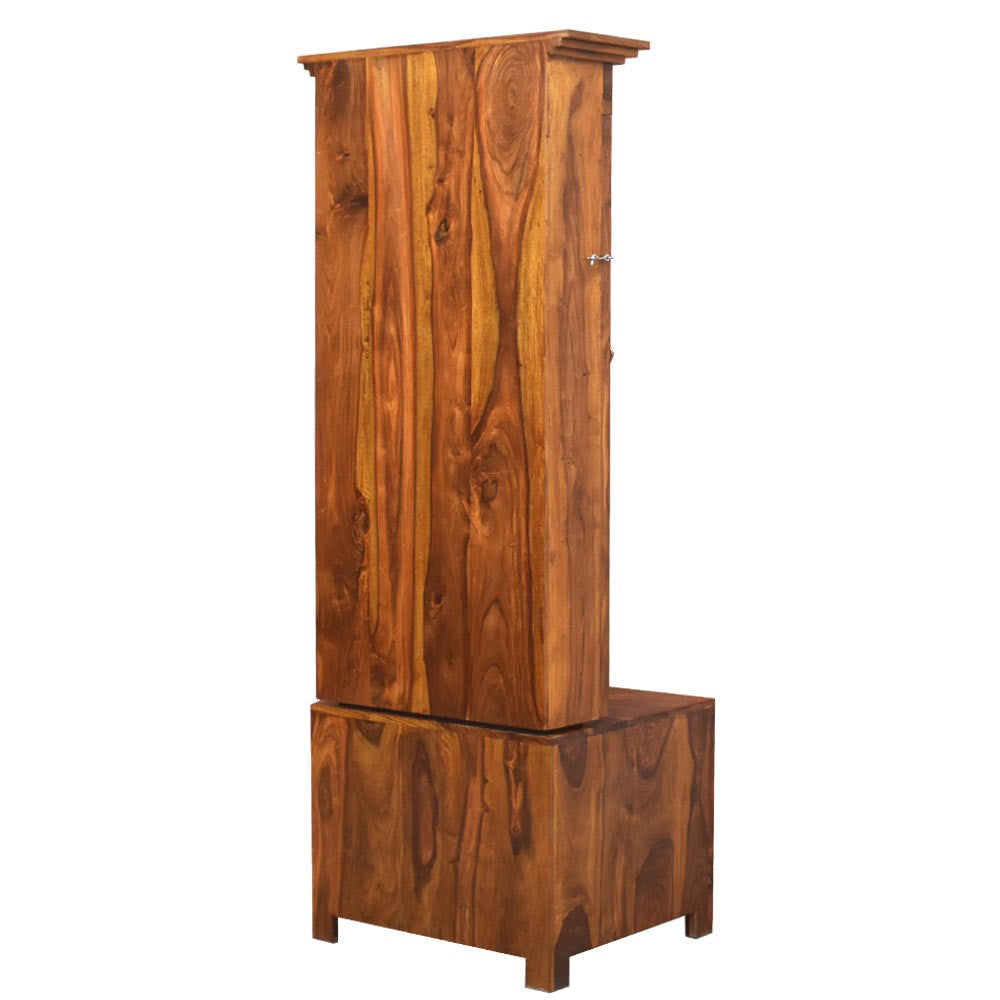 Aitana Wood Kuber Dressing table and Mirror