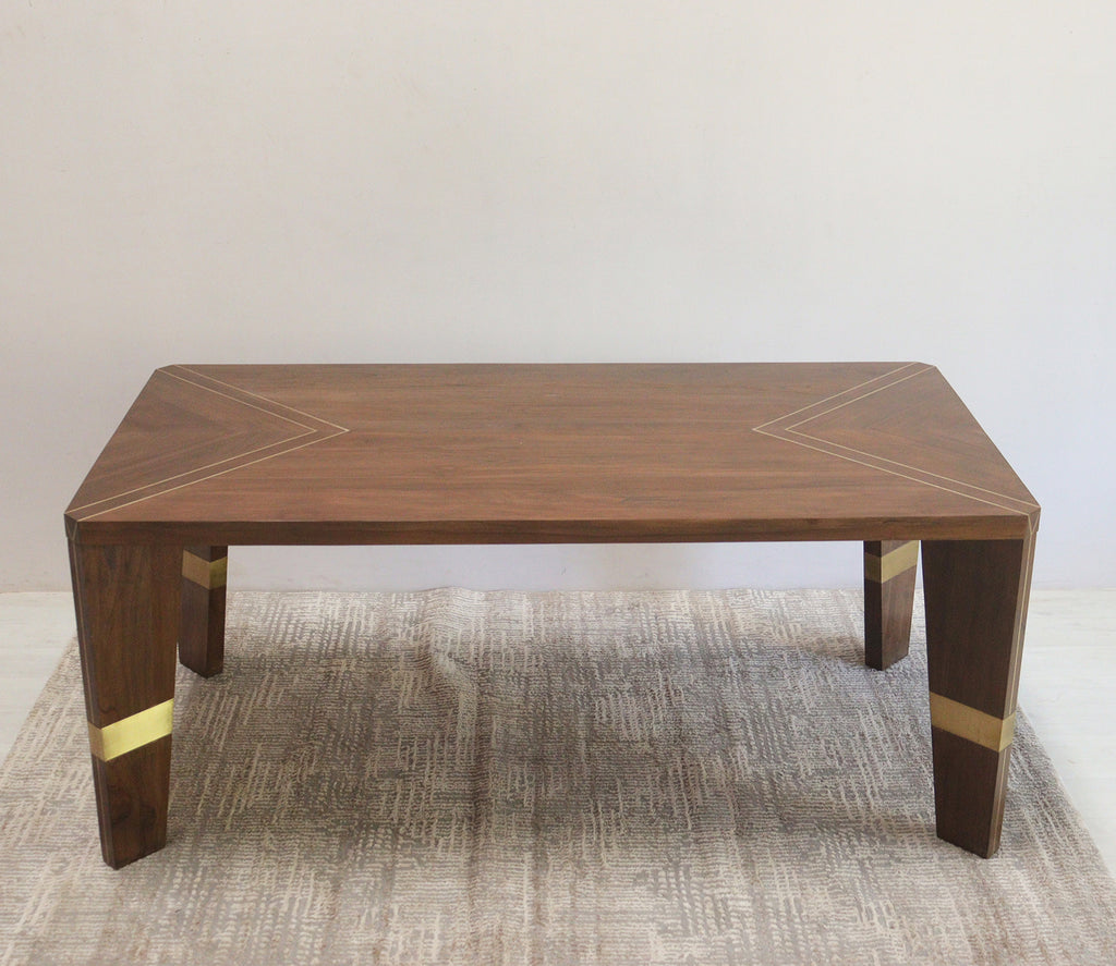 Wildebeest Teak Wood 6 Seater Dining Table