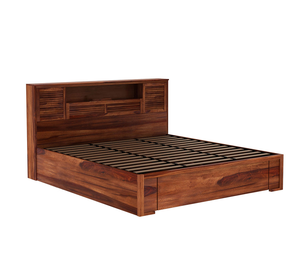 Royce Sheesham Wood Bed With Storage Drawers