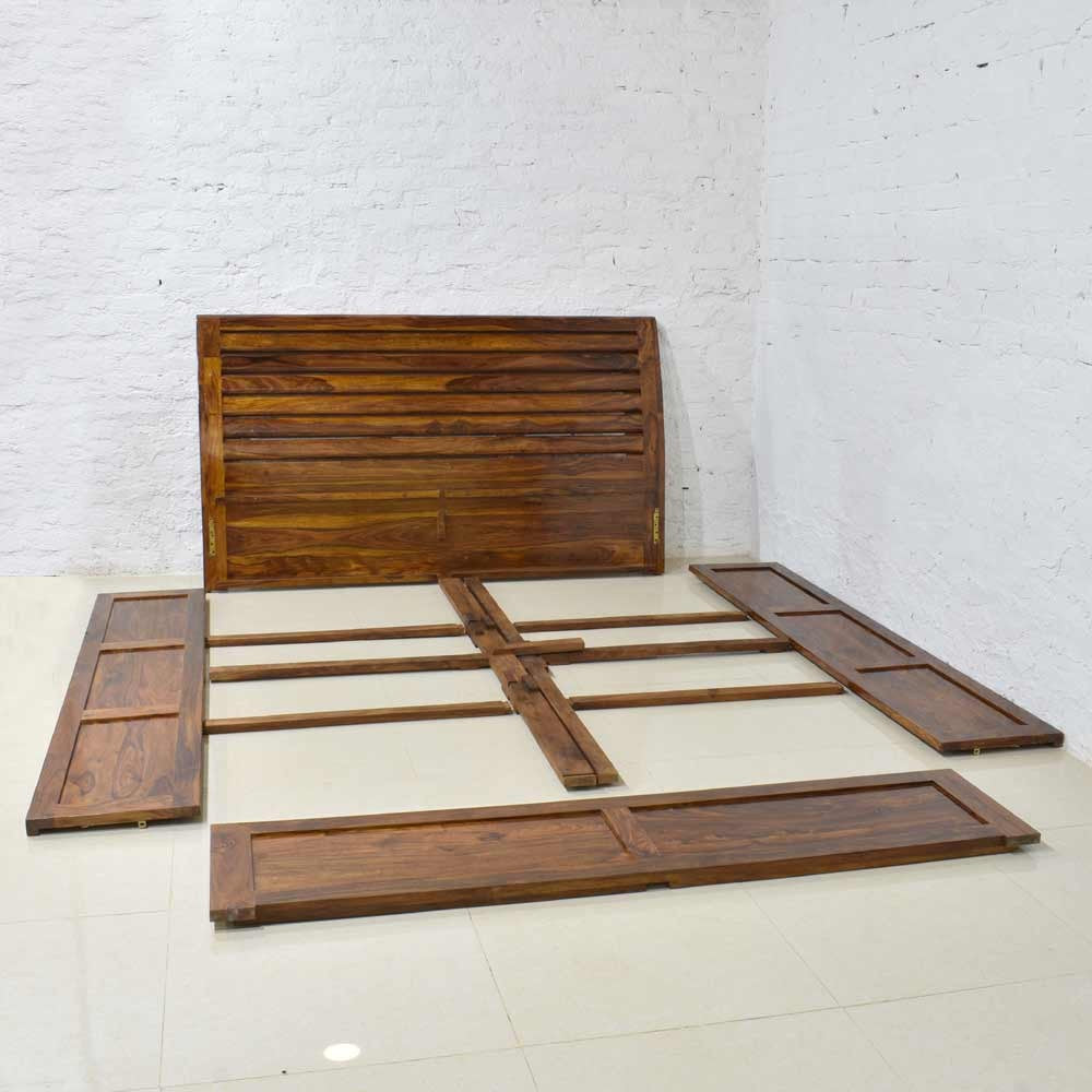 Lucas Wood Denzel Bed with Storage