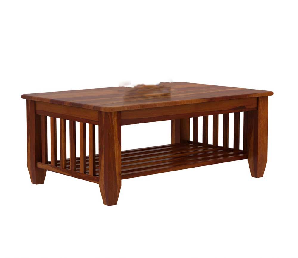 Savannah Sheesham Wood Coffee Table with Open Storage