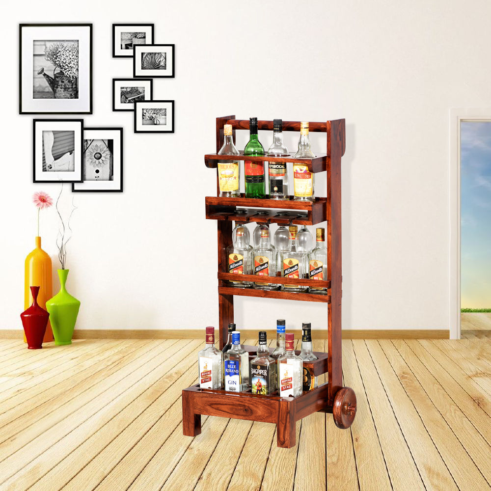 Luella Wood Maverick Bar Trolley