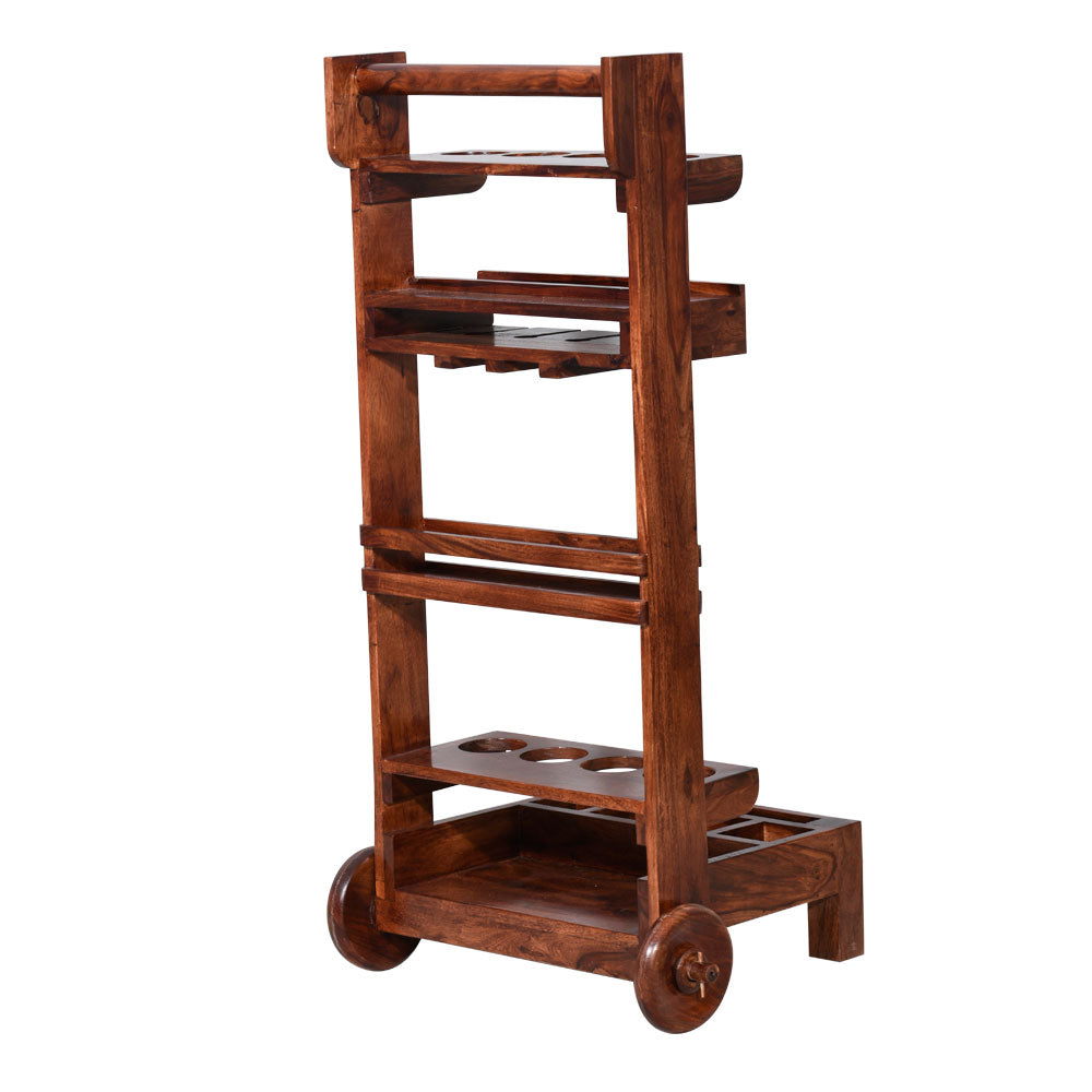 Luella Wood Maverick Bar Trolley
