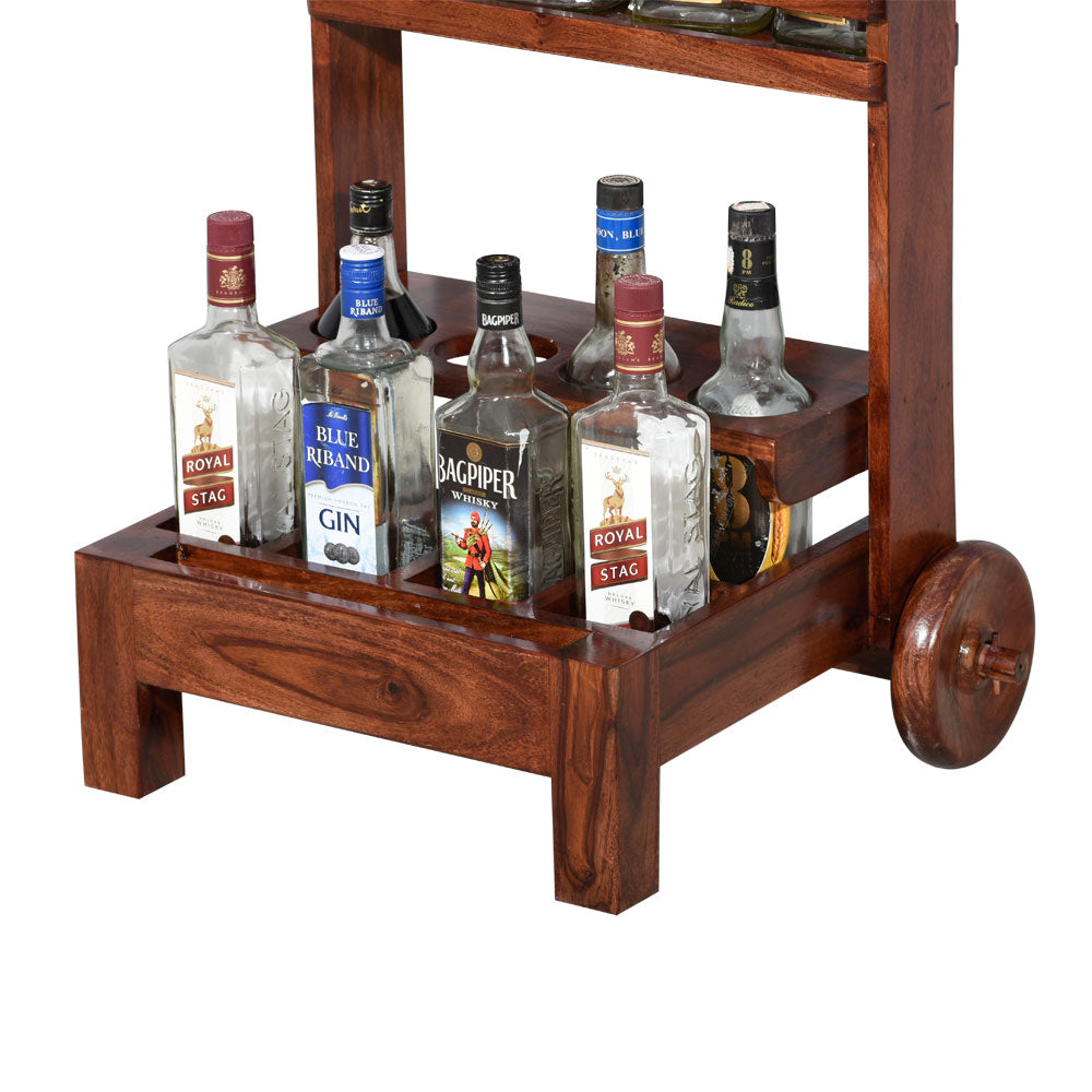 Luella Wood Maverick Bar Trolley