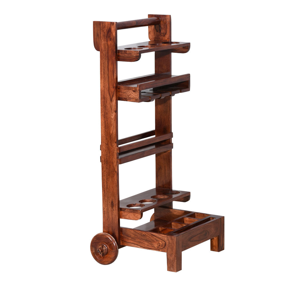 Luella Wood Maverick Bar Trolley