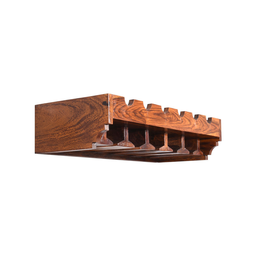 Magdalena Hanging Solid Sheesham Wood Bar