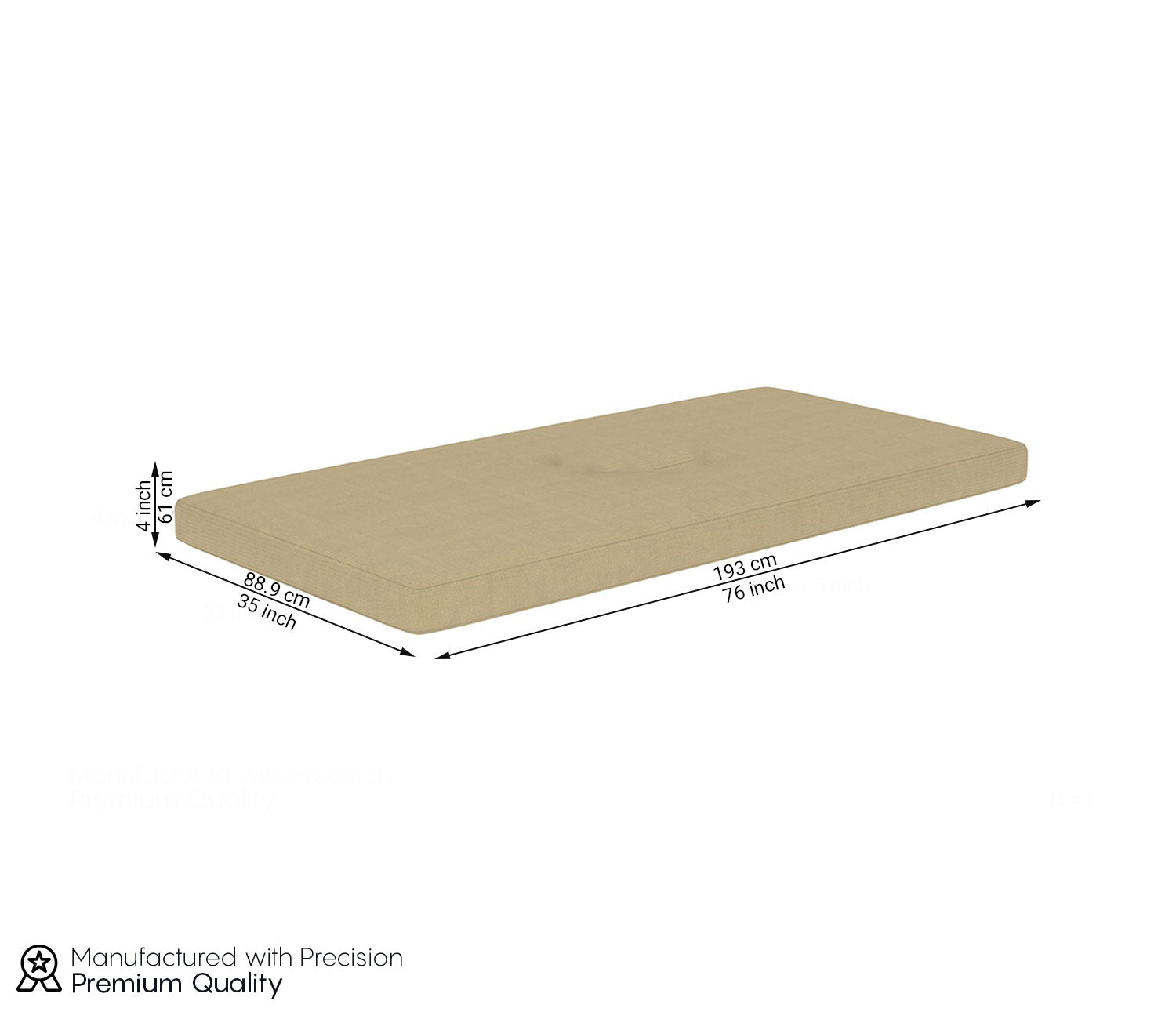 Rhett Divan with Mattress