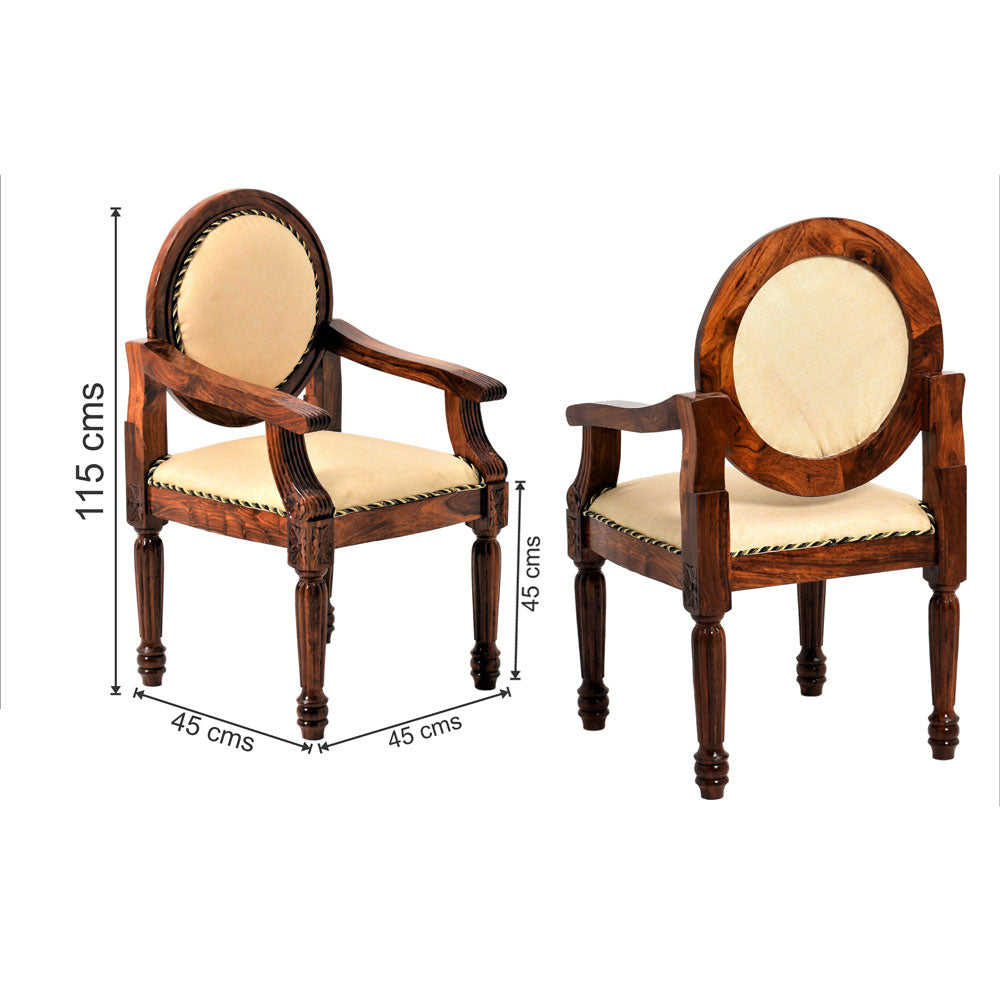 Joelle and Elegant Solid Wood Chair for Dining / Home / Office