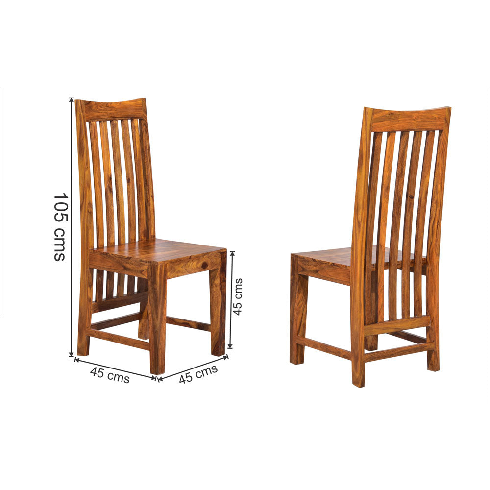 Avayah Solid Sheesham Wood Dining Chair