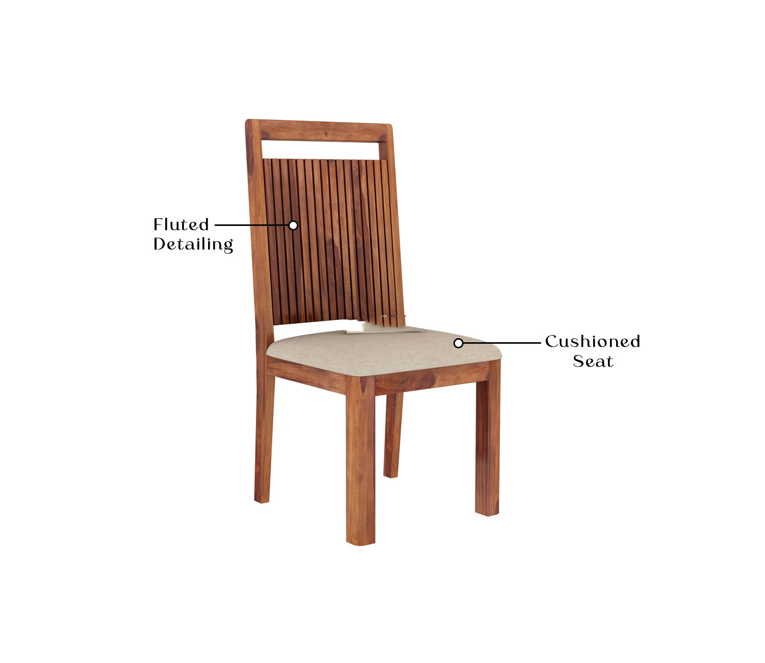 Hagan Without Arm Dining Chair - Set of 2