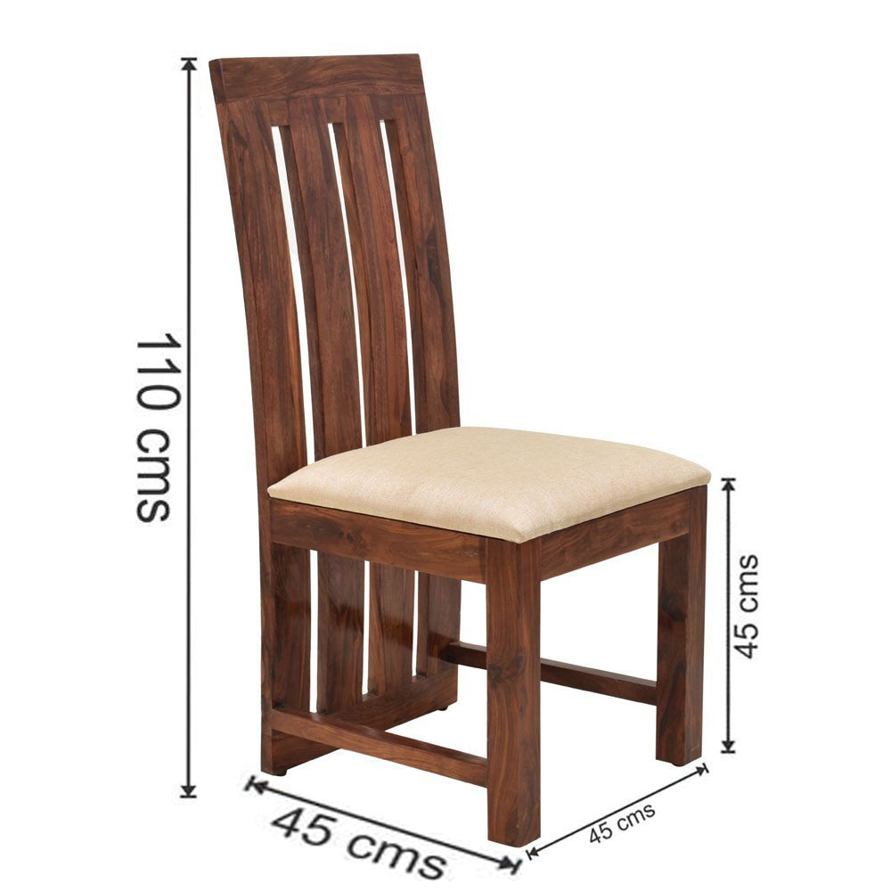 Brinley Wooden Four Chip Dining Table