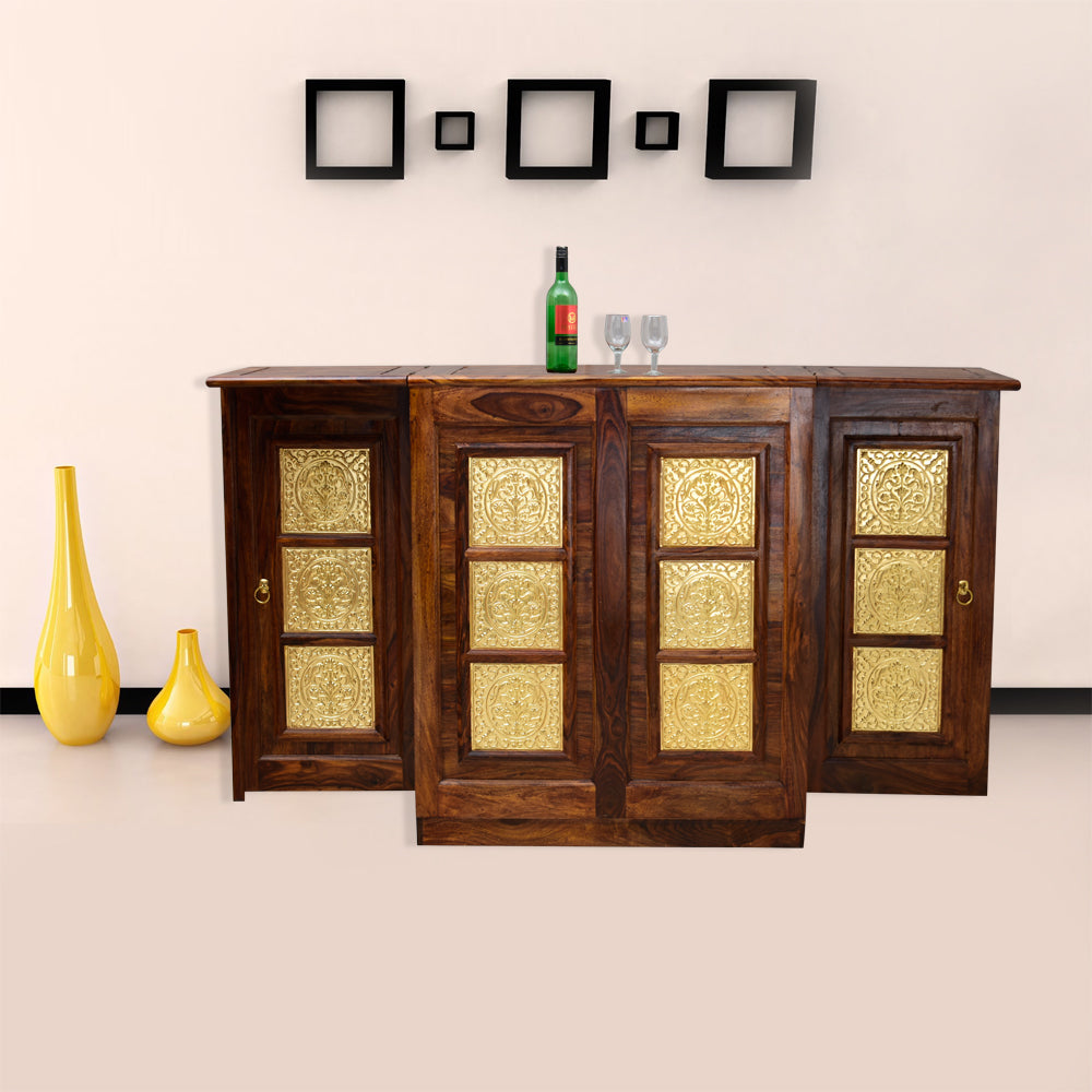 Solana Wood Brass MAJESTIC Bar