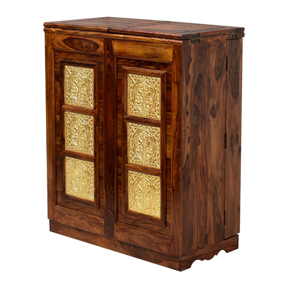 Solana Wood Brass MAJESTIC Bar