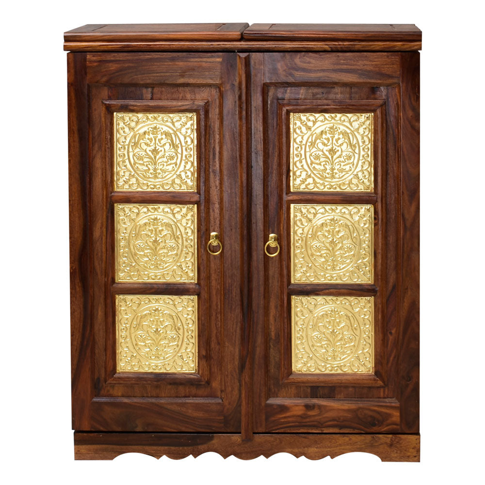 Solana Wood Brass MAJESTIC Bar