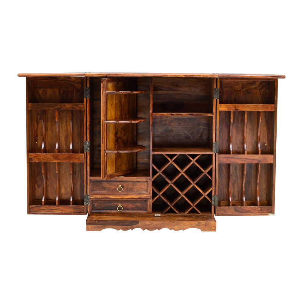 Solana Wood Brass MAJESTIC Bar