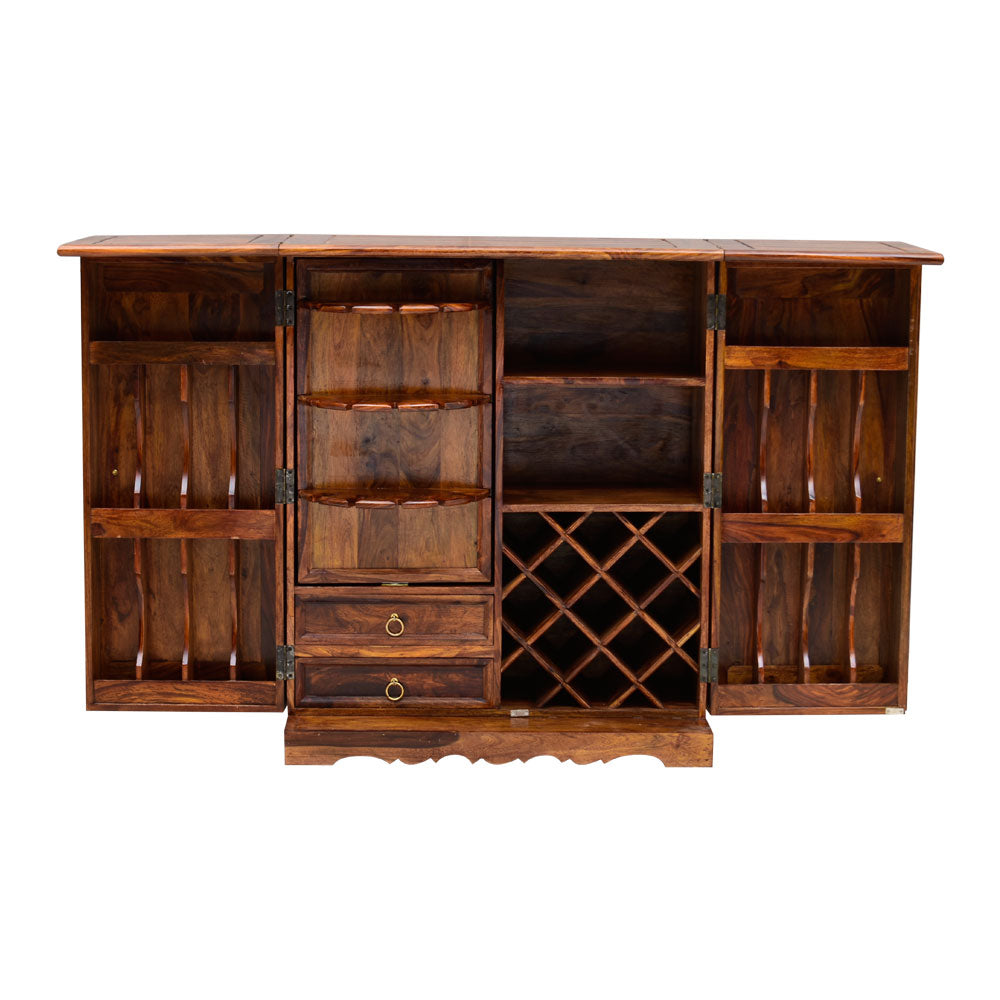 Solana Wood Brass MAJESTIC Bar