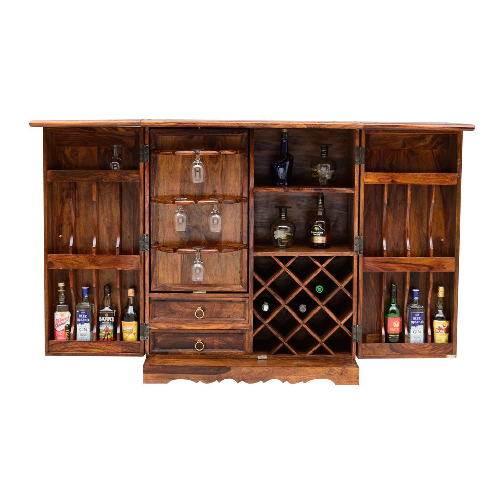 Solana Wood Brass MAJESTIC Bar