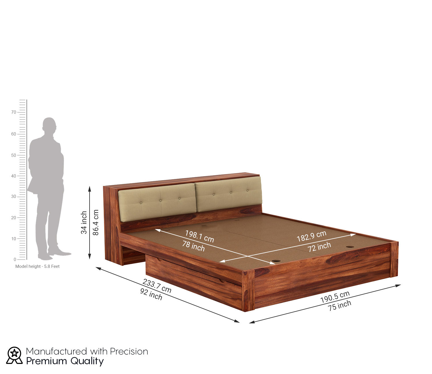 Wells Storage Bed