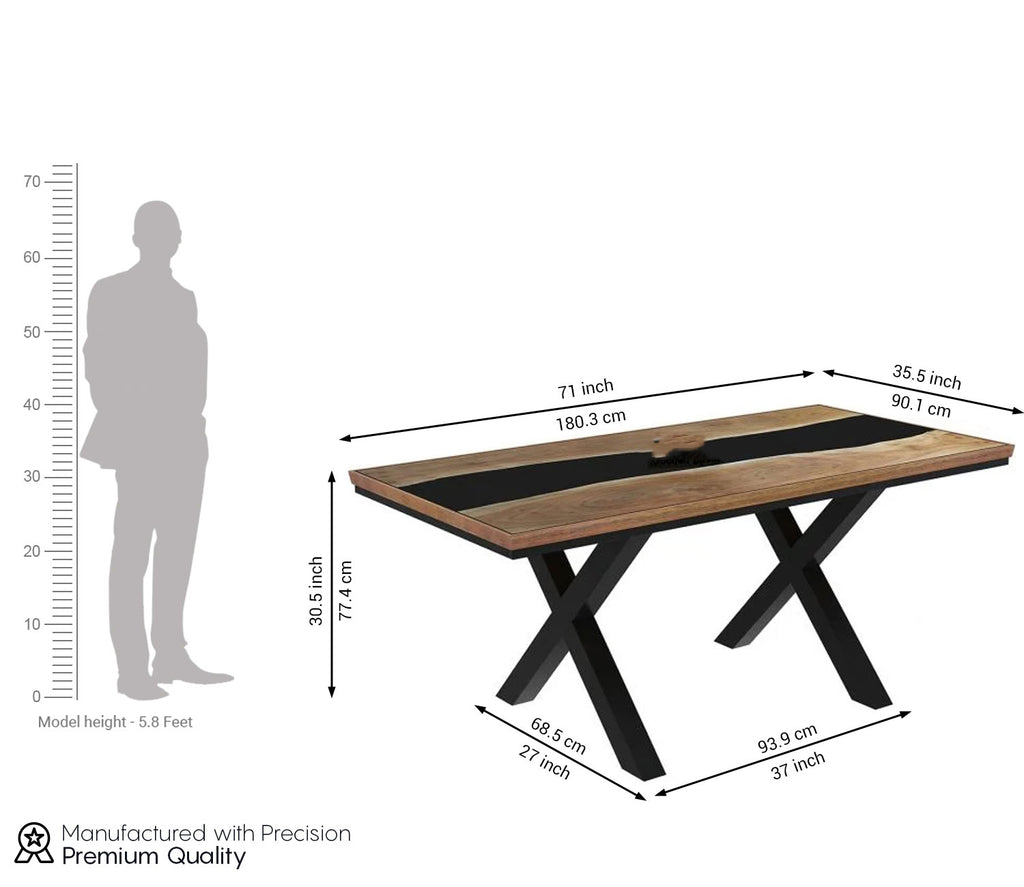 Peppermint 6 Seater Dining Table