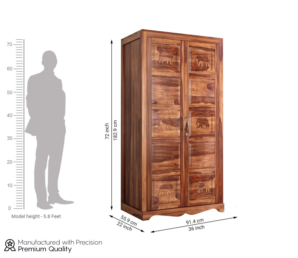 Brady 2 Door Multi Utility Wardrobe