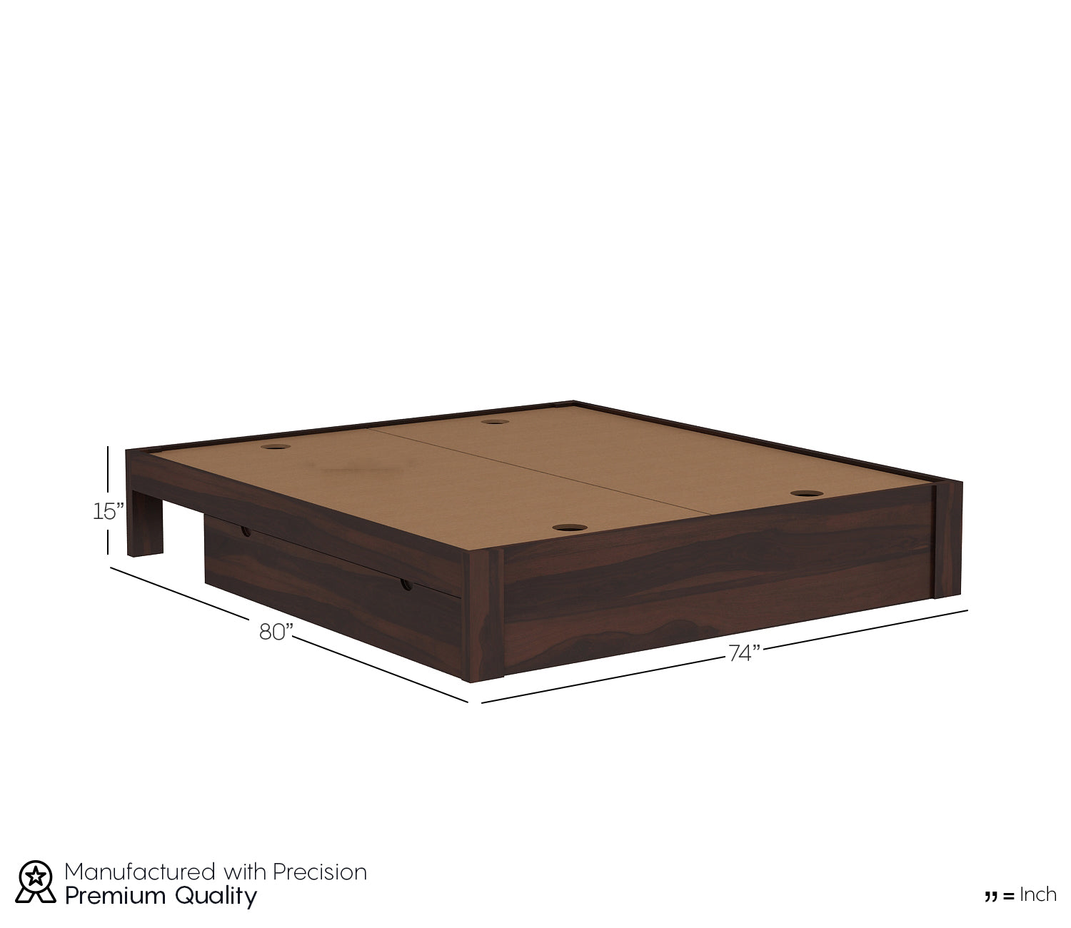 Sean Upholstered Bed With Side Storage