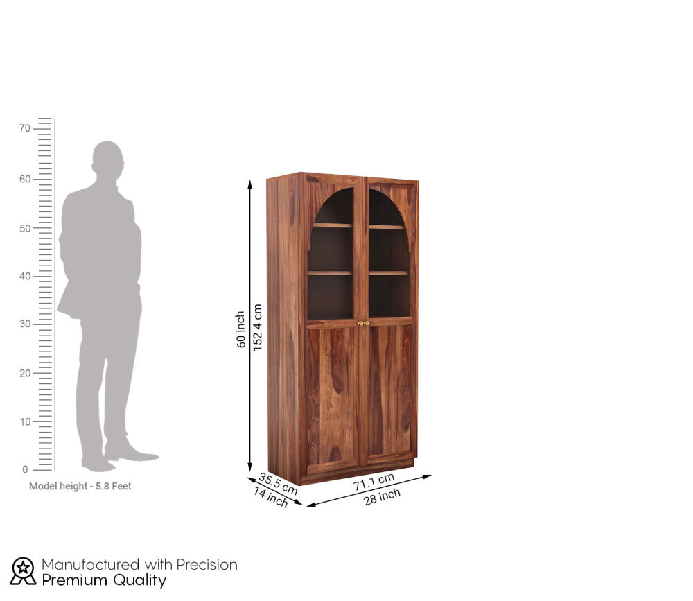 Ford Sheesham Wood Bookshelf