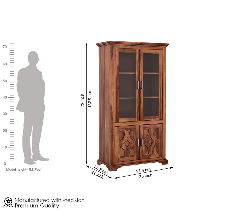 Adriel Double Door Crockery Unit
