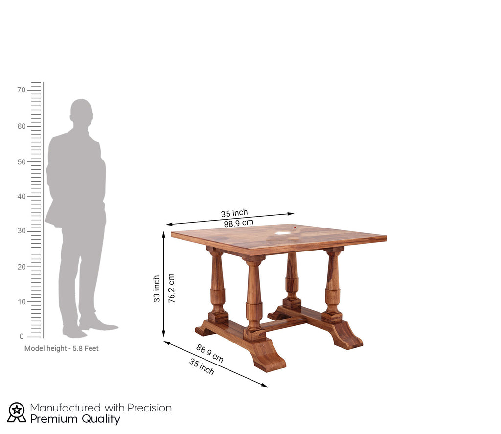 Pudding 4 Seater Dining Table