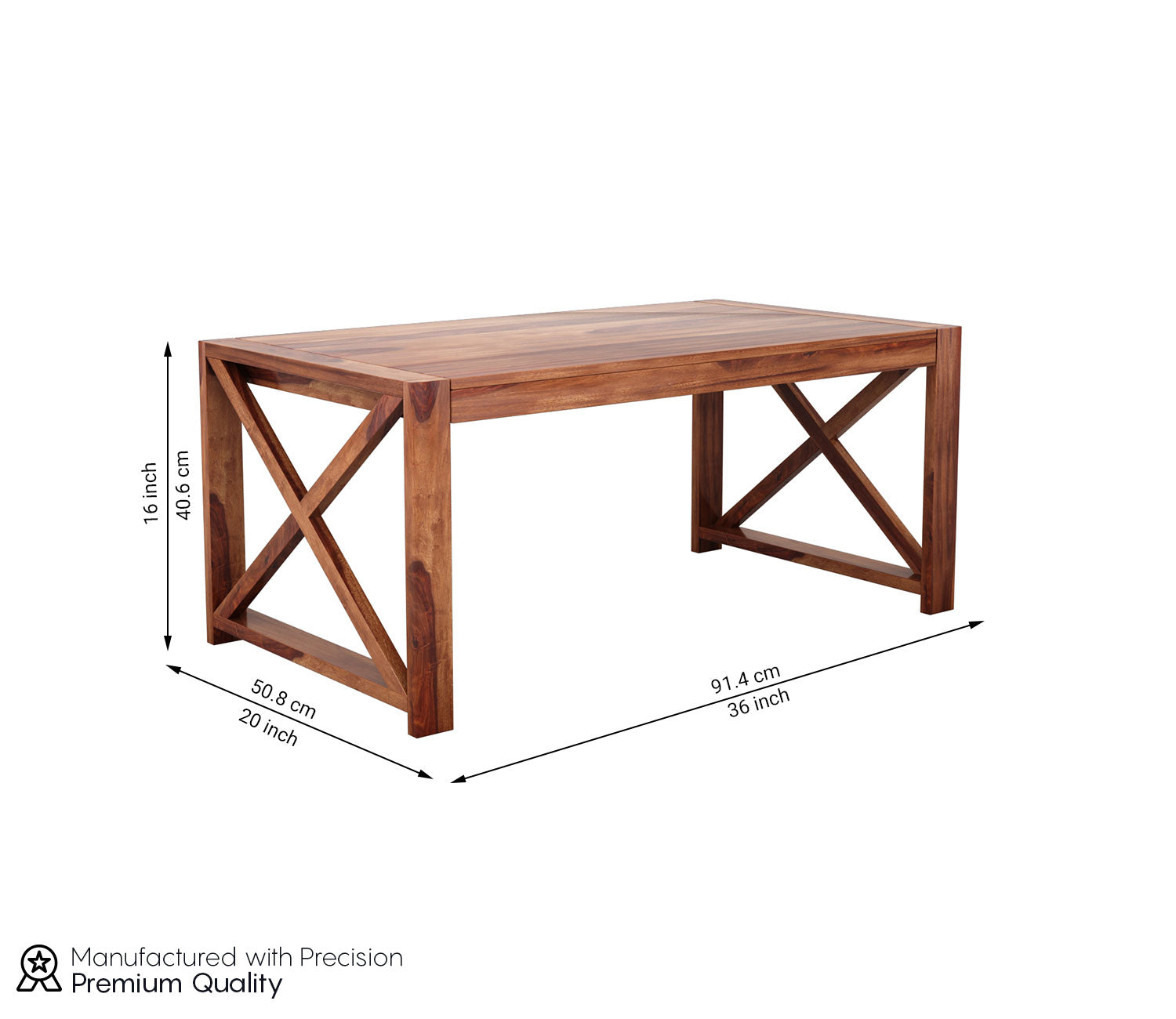 Emery Sheesham Wood Coffee Table