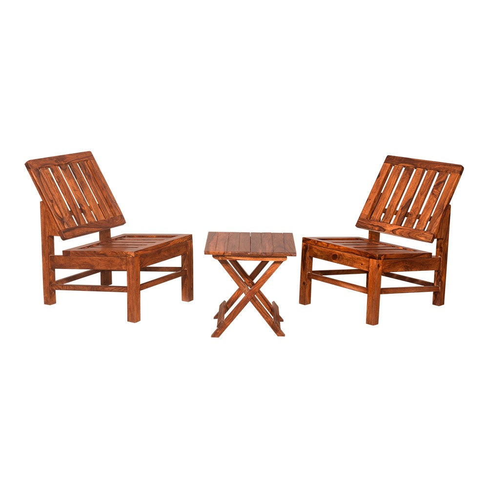 Lexi Sheesham Wooden Chairs For garden