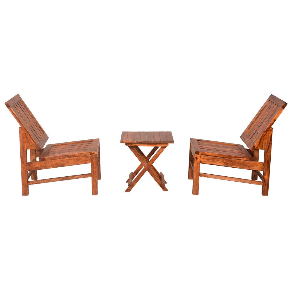 Lexi Sheesham Wooden Chairs For garden